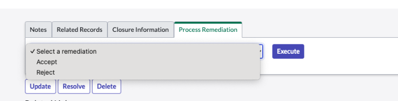 Service Now Incident - Select Remediation